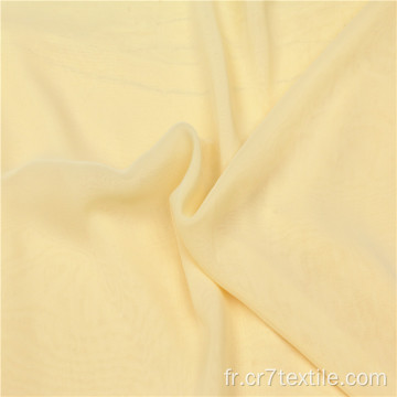 Tissu en mousseline de soie 50D en fil teint léger en gros